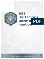 2021 Oral Certifying Examination Handbook: Aboms 625 North Michigan Avenue, Suite 1820, Chicago, IL 60611