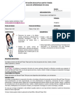 GUIA 1 DE APRENDIZAJE EN CASA TECNOLOGIA E INFORMATICA GRADO 9-1, 9-2,9-3 Sede Manuela 9-4 SEDE STO TOMAS 2021