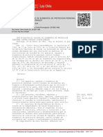 Decreto N°18, 23-03-1982, Certif Calidad EPP Contra Rgos Ocupacionales