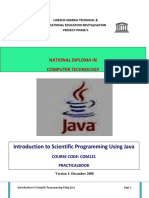 Introduction To Scientific Programming Using Java: National Diploma in Computer Technology