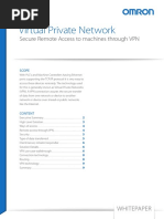 Virtual Private Network: Secure Remote Access To Machines Through VPN