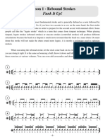 Lesson 1 - Rebound Strokes: Funk It Up!