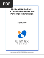 Mobile Wimax - Part I: A Technical Overview and Performance Evaluation