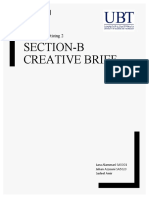 Section B Creative Brief