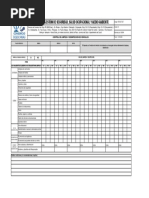 FOR-SST-007 - Check List - Control de Limpieza y Desinfección de Vehículos