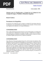 Decreto 883 - Control Efluentes Descargas Cuerpos Agua