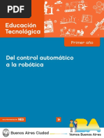 1 Educación Tecnológica. Del Control Automático A La Robótica