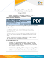 Guia de Actividades y Rúbrica de Evaluación Fase 4 - Lectura Crítica Acerca de La Búsqueda de La Felicidad