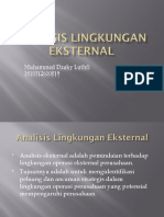 Analisis Lingkungan Eksternal