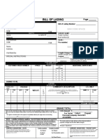 Bill of Lading Number