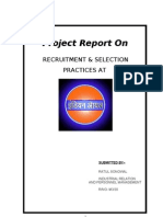 RECRUITMENT & SELECTION PRACTICES AT Indian Oil (IOCL)