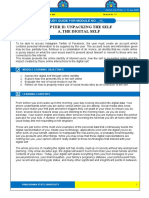 Chapter Ii: Unpacking The Self A. The Digital Self: Study Guide For Module No. - 11