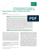 Analogos de Insulina, Farmacocinética y Farmacodinamia