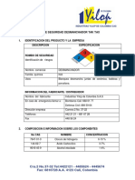 Hoja de Seguridad Desmanchador Tak Tax 2016