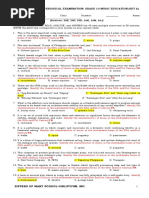 Fourth Periodical Examination: Grade 10 Music Education (Set A)