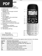 Gigaset A490/A495: The Handset at A Glance