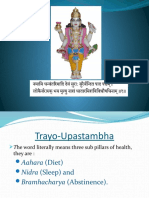 Traya Upastambha & Ritucharya