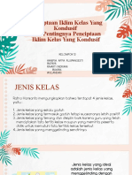 Pentingnya Iklim Kelas Kondusif