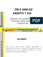 Ensayo de Compresin Triaxial para Suelos Cohesivos