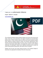 Pak-US: A Bittersweet Alliance