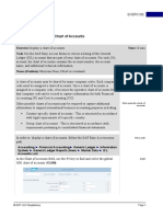 FI 1: Display Chart of Accounts