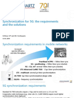 Synchronization For 5G: The Requirements and The Solutions: Gil Biran, SVP and GM, Oscilloquartz SCWS 2019