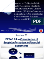 Chapter 2 - PPSAS 24 - Budget Information