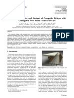 Mechanical Behavior and Analysis of Composite Bridges With Corrugated Steel Webs: State-of-the-Art