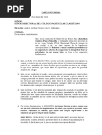 Carta Notarial