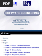 Software Engineering: Phd. Trần Khánh Dung