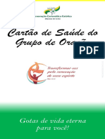 Cartão de Saúde Do Grupo de Oração