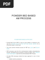 Powder Bed Fusion Processes