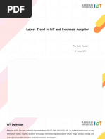 Latest Trend in IoT and Indonesia Adoption