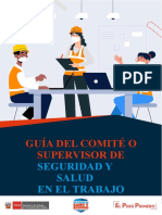 Guía Del Comité o Supervisor de Seguridad y Salud en El Trabajo VF