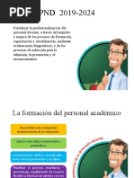 La Formación Del Personal Académico