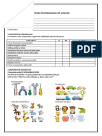 Prueba de Leng Informal (Kinder) Fifi