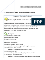 5ème Conjugaison Passé Simple de L'indicatif