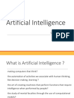 Artificial Intelligence: Lecture No. 1