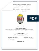 Mapa Conceptual Union de Hecho Art. 45 Al 63 Codigo de Familia I Parcial 2021