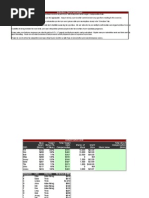 Google Compensation Team - Excel Exercise - Aug - 2009