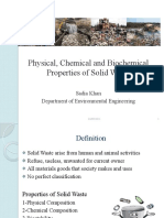 Physical Chemical and Biological Properties of Solid Waste