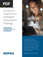 KOFAX - Five Case Studies To Inspire Your Intelligent Automation Strategy