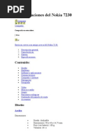 Especificaciones Del Nokia 7230