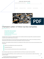 Champion Letter - o Follow Up Dos Campeões