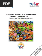 Philippine Politics and Governance: Quarter 1 - Module 10