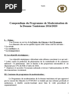 Compondium Programme de Modernisation de La Douane Sept 2015