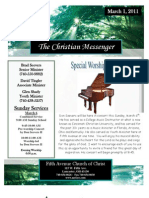 The Christian Messenger: March 1, 2011