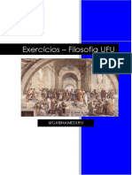 Exercícios Filosofia @gabinamedufu