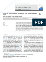 2019 - Rosas - Factors and Policies Explaining The Emergence of The Bicycle Commuter in Bogotá