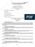 Ley 29783 Ley de Seguridad y Salud en El Trabajo